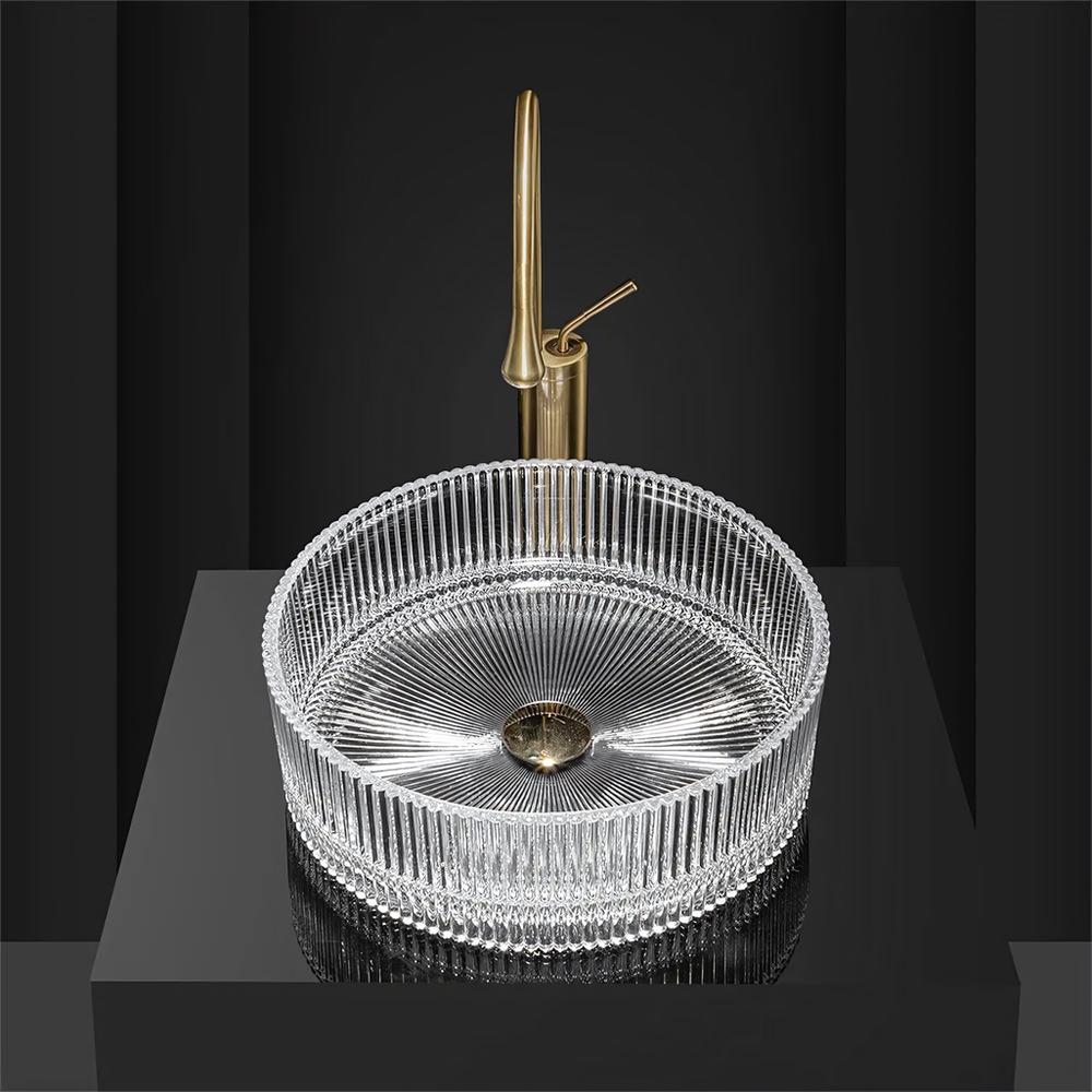 Nadgradni umivaonik Rea Ingrid Transparent