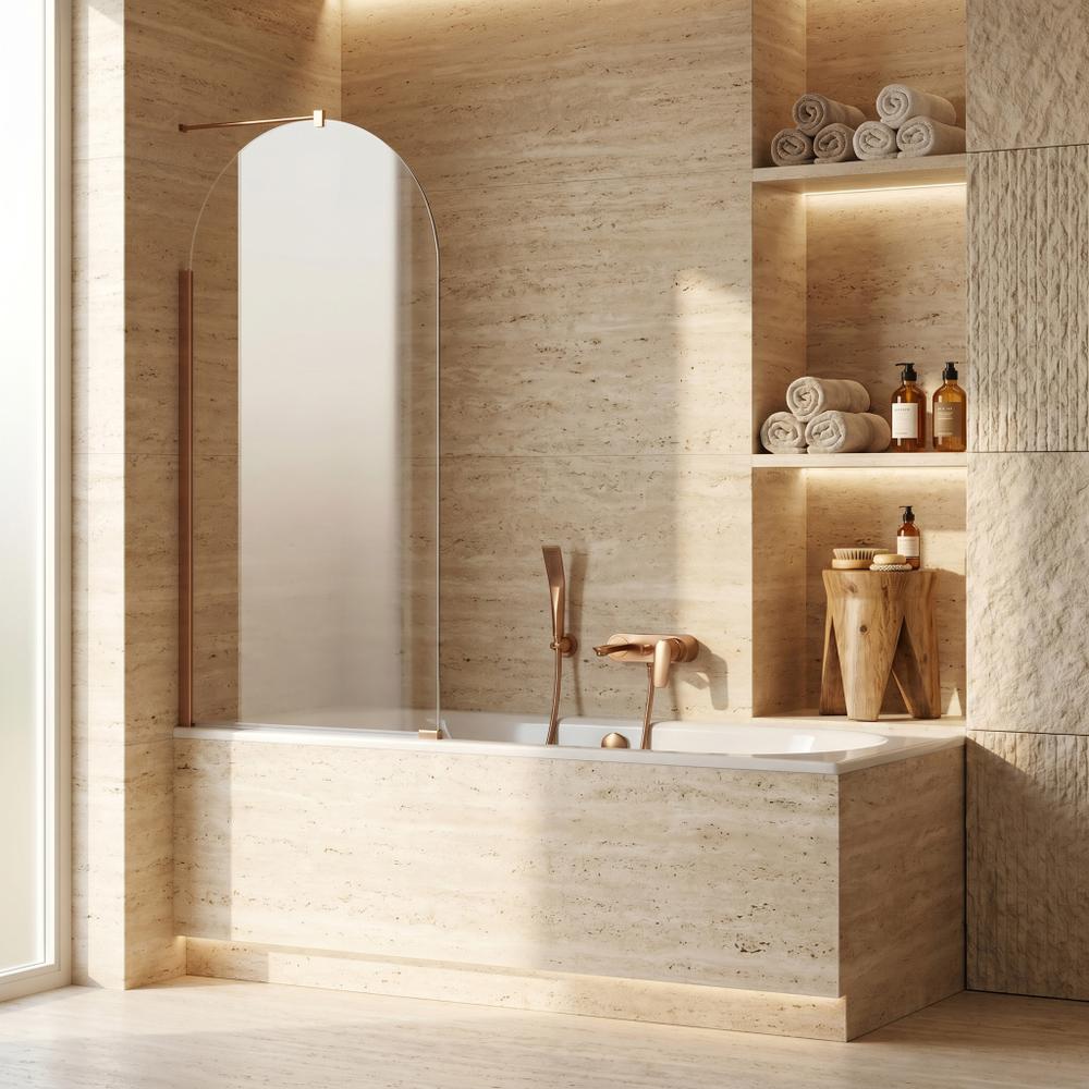 Bathtub screen Rea Travis Copper Brush 80