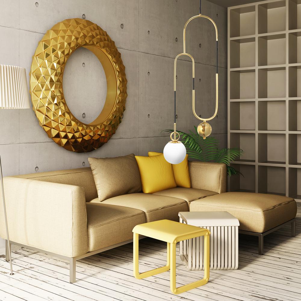 Hängelampe gold APP482-1CP