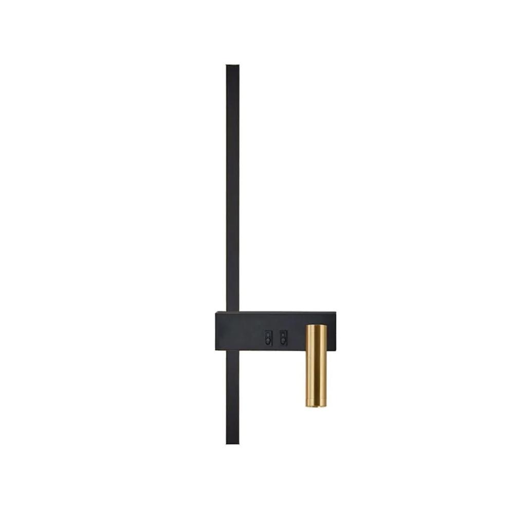 Wandlampe APP1439-W RIGHT BLACK  GOLD