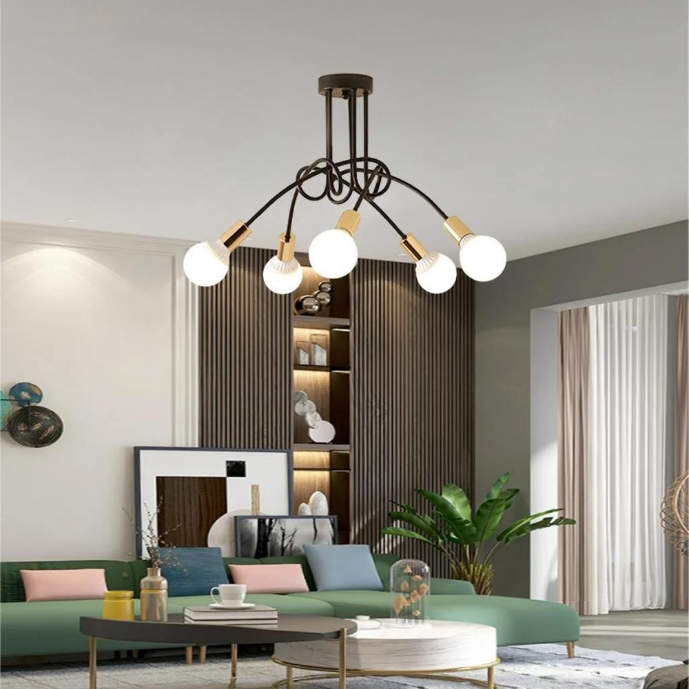 Lampe Paradise 5 Black Gold APP518-5C