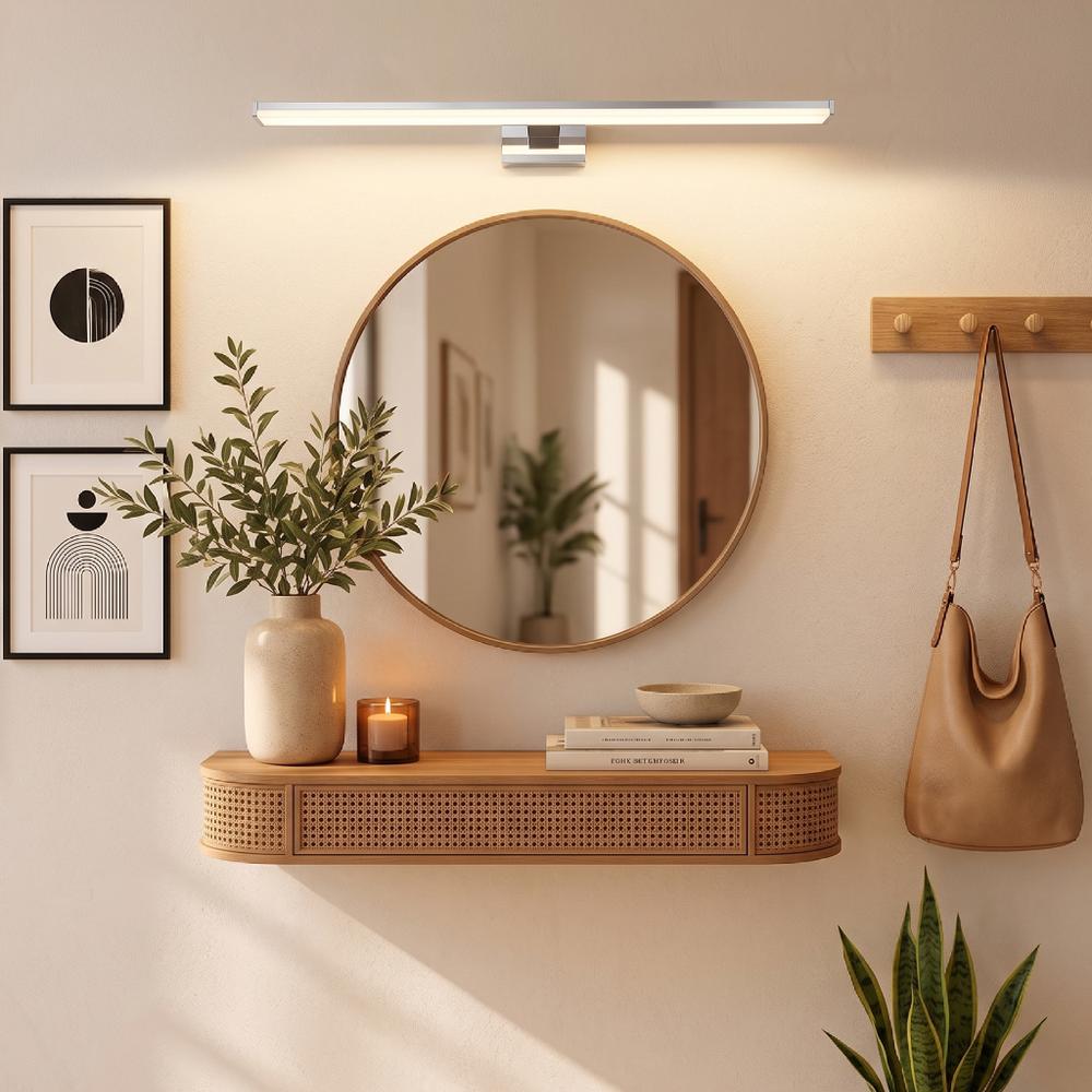 LAMPA KINKIET ŁAZIENKOWY LED NAD LUSTRO 12W 58CM APP369-1W CHROM