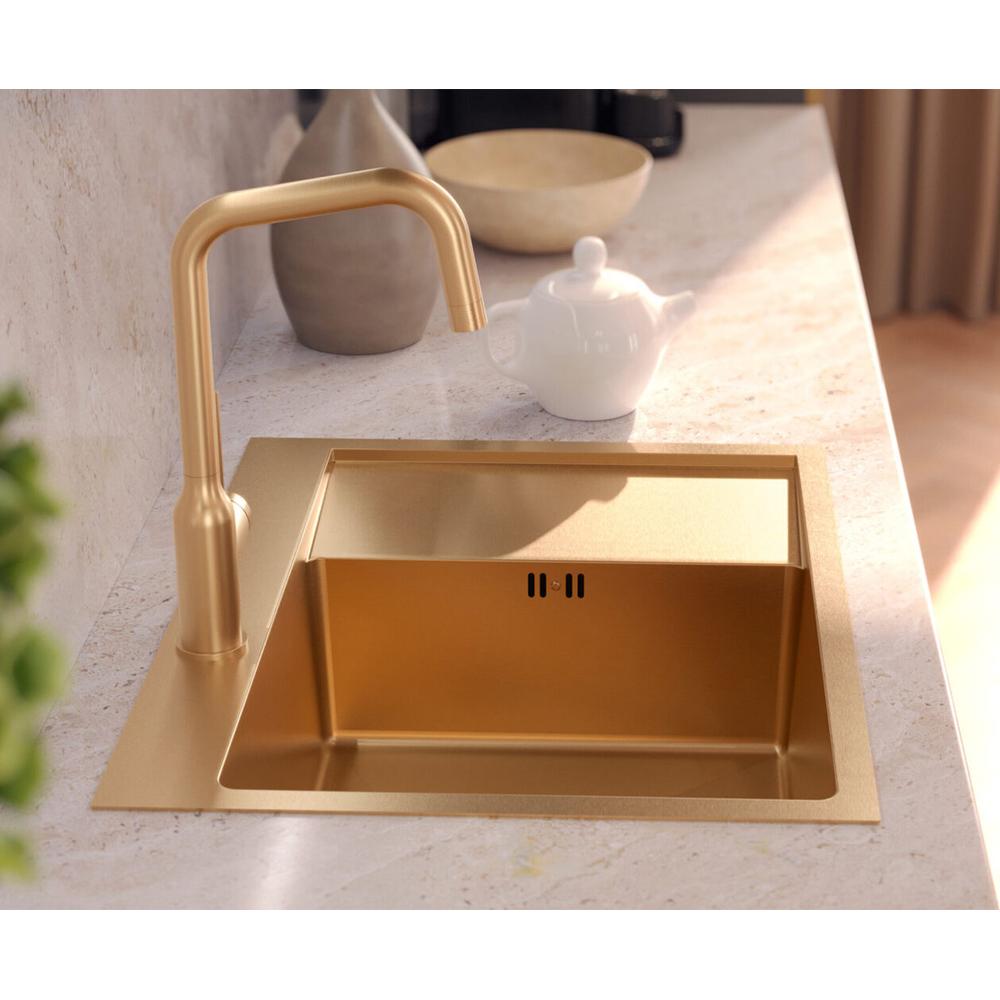 Stainless steel sink RUSSEL 116 Copper