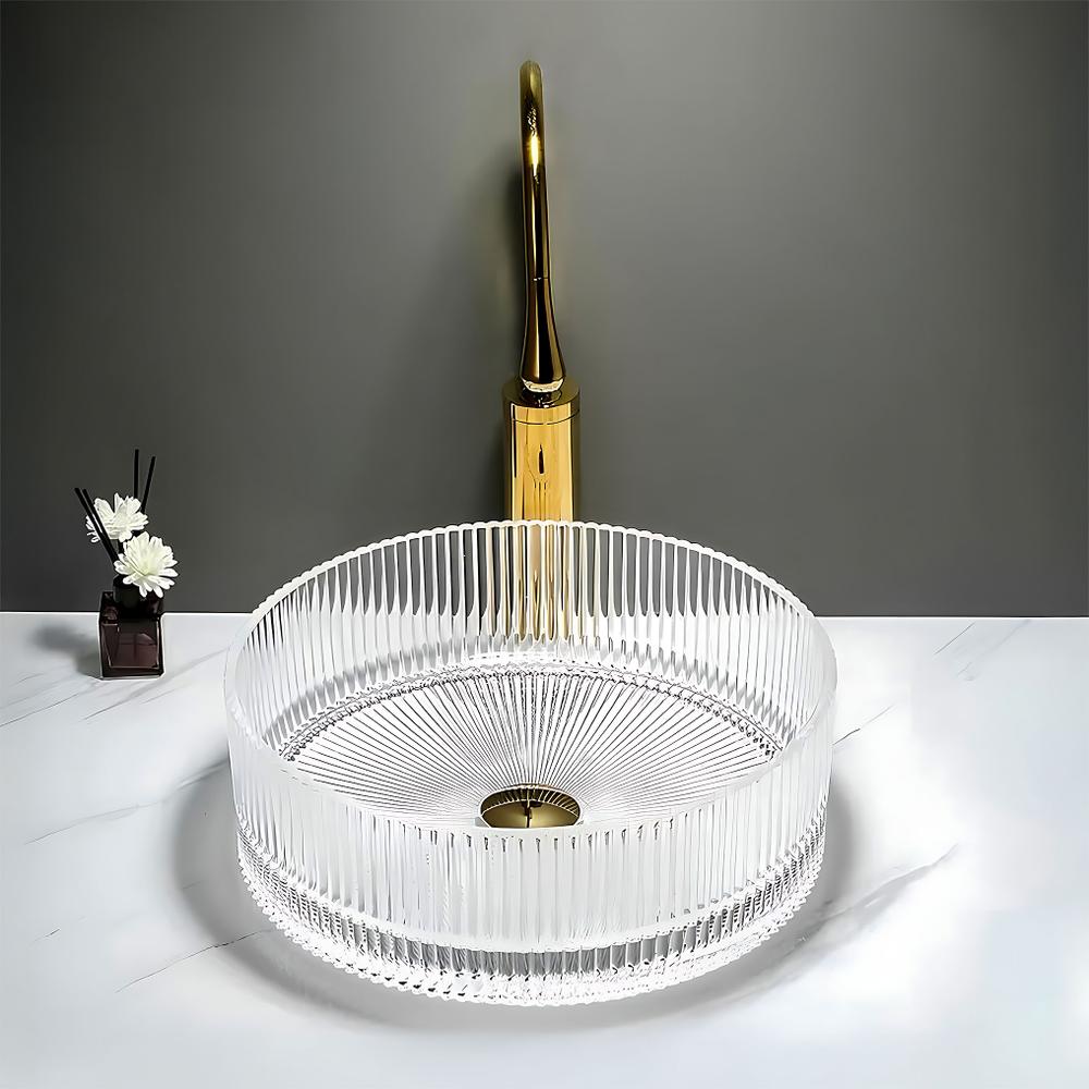 Aufsatzwaschbecken Rea Ingrid 36 Transparent