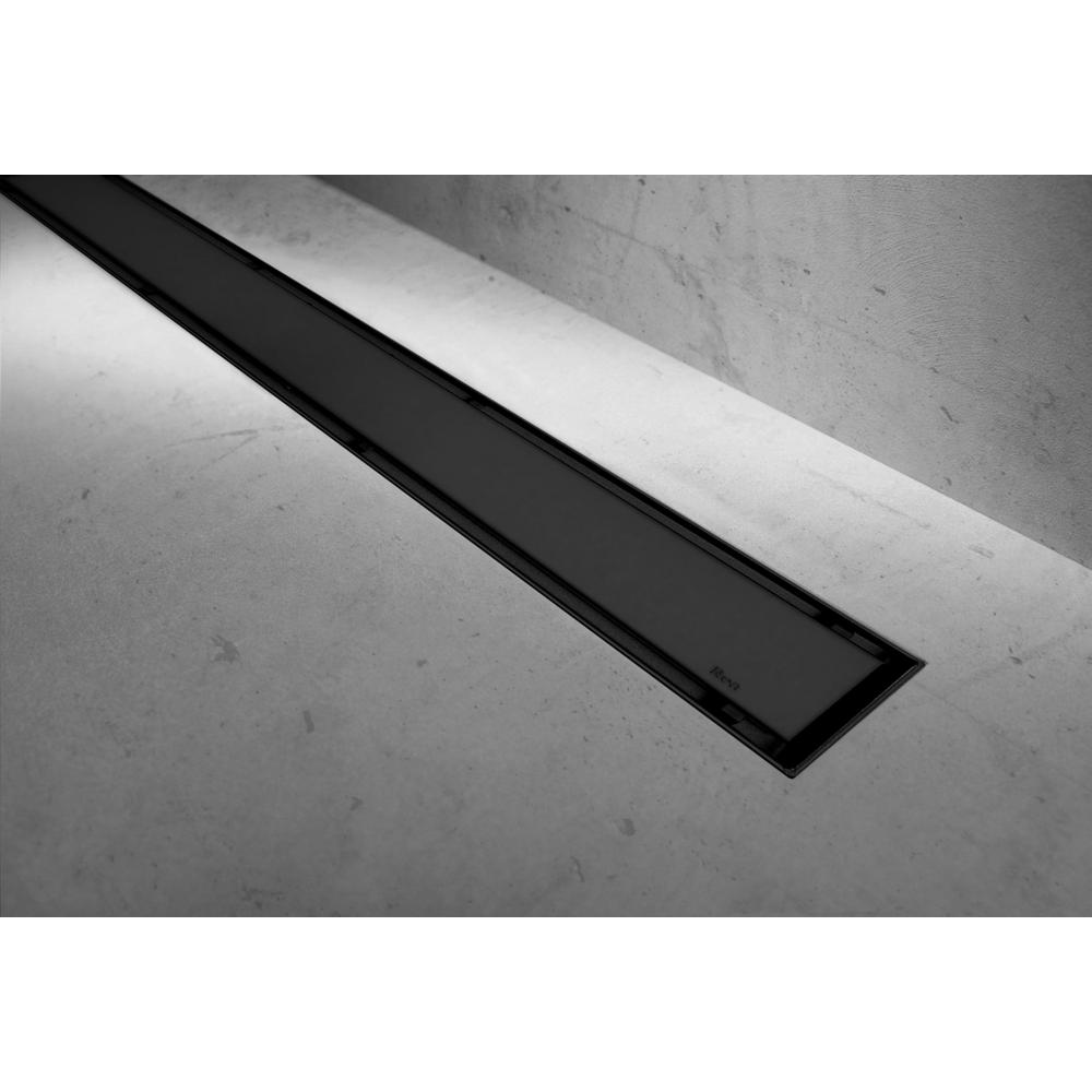 Linijinis nutekėjimas  REA PURE NEO PRO black matt 80