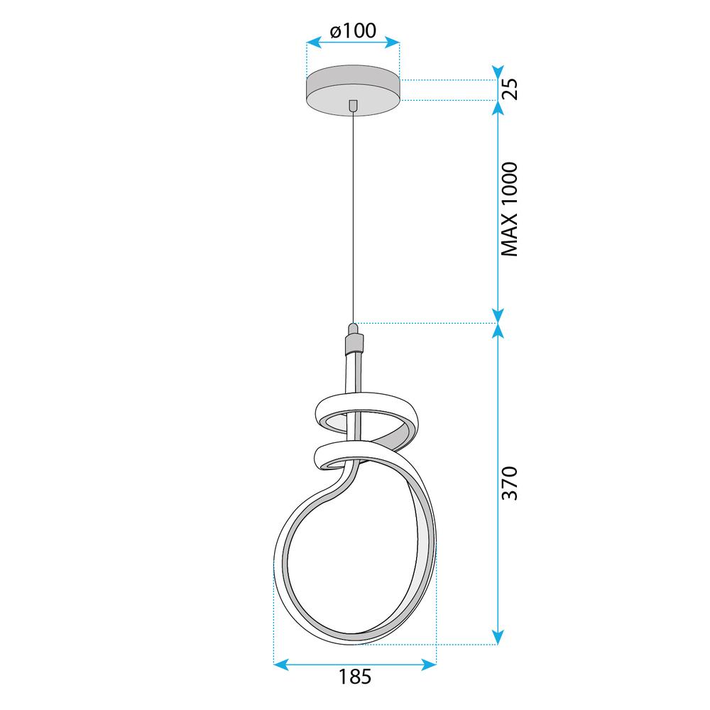 Lampe LED G071-CP GOLD