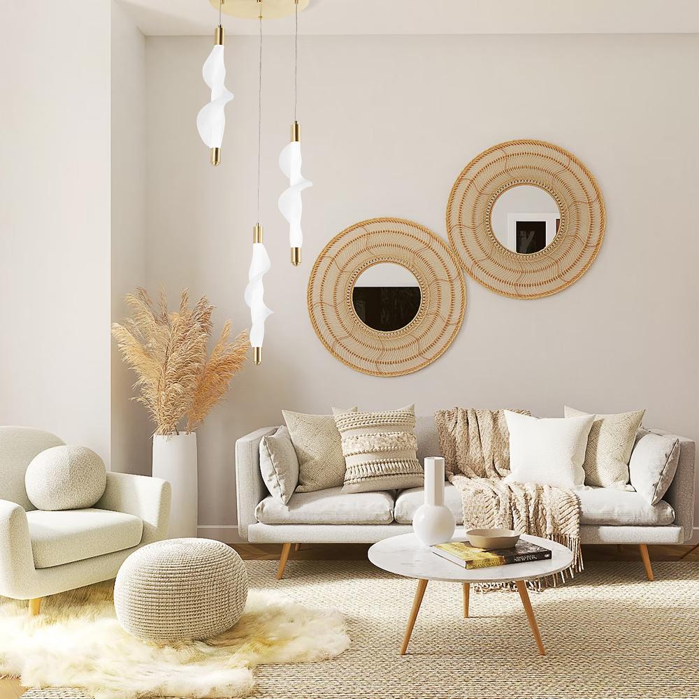 Lampe LED G009-3CPR WHITE/GOLD