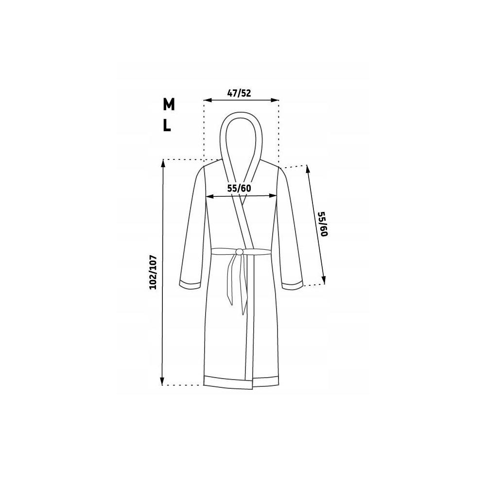 Bathrobe Jordan Black Navy Men M