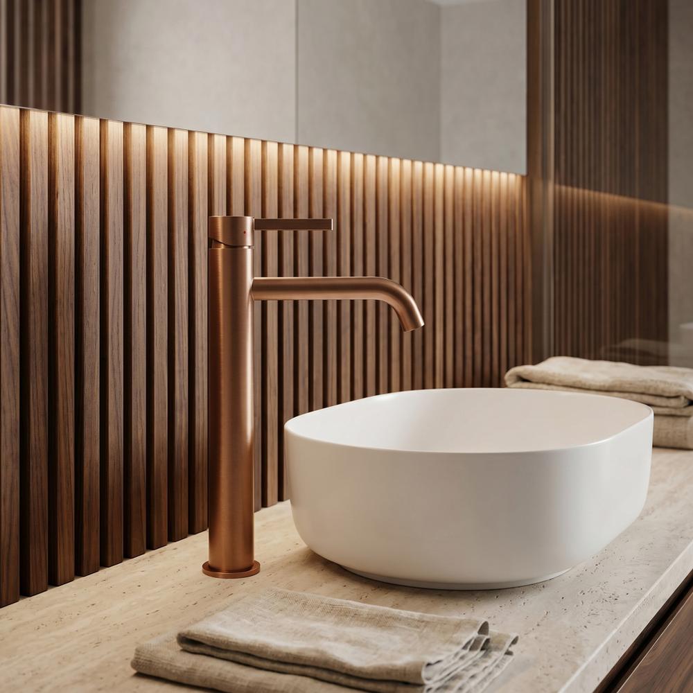 Robinet de salle de bain Rea Foster Brush Copper