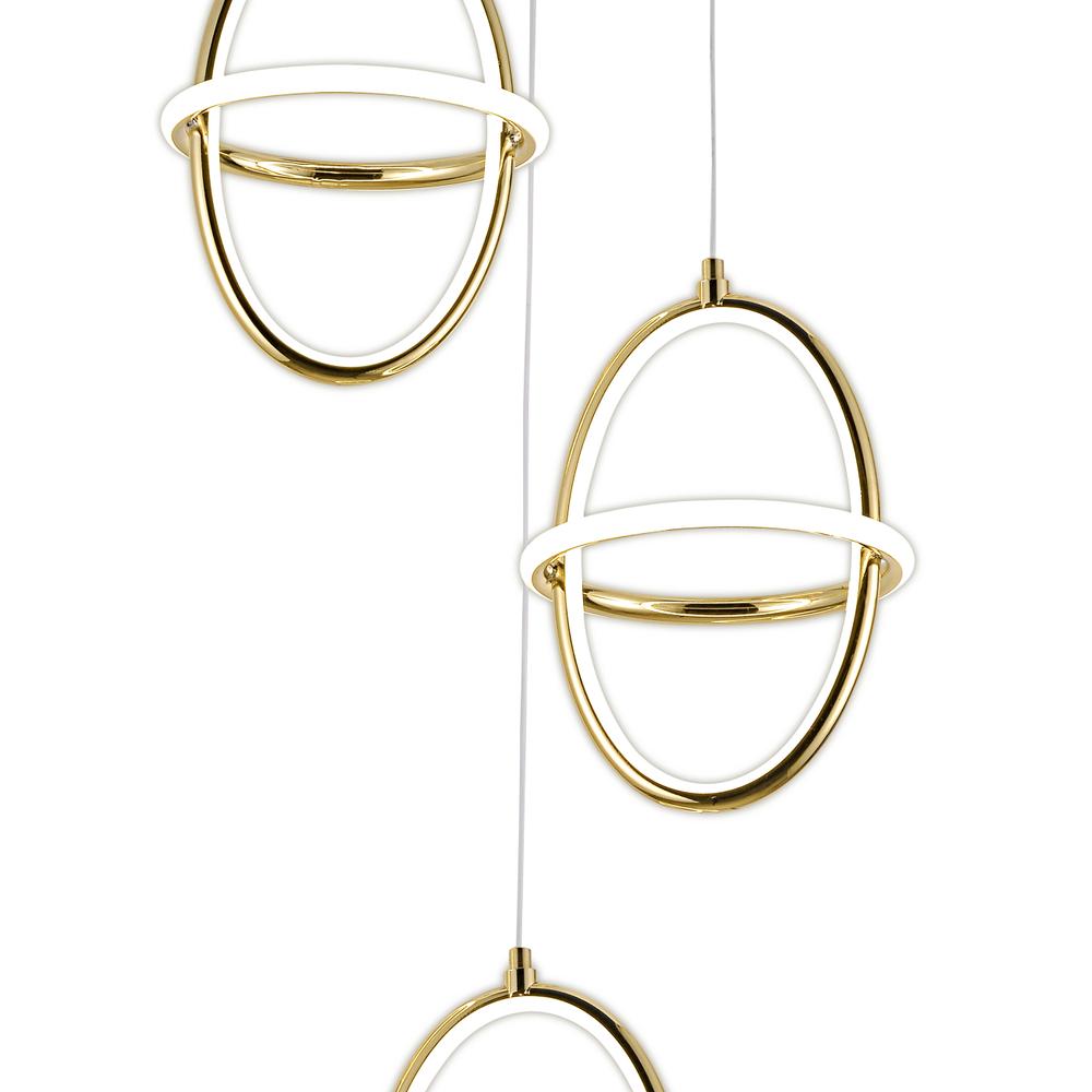 LED-Hängeleuchte G064-3CPR Gold
