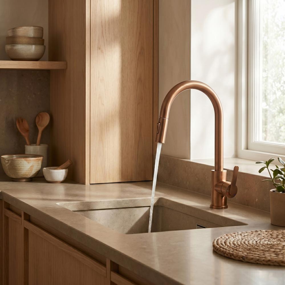 Kitchen faucet REA Ontario Brush Copper