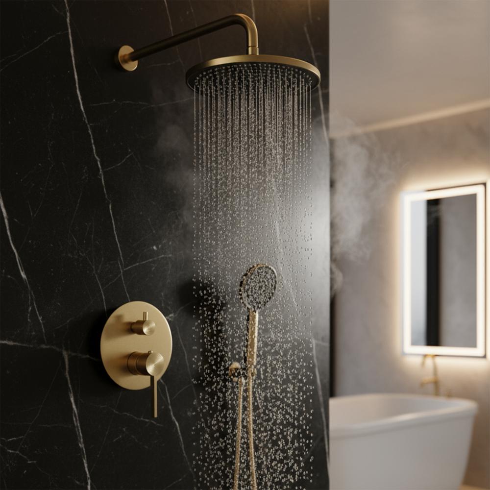 Shower system Rea Foster Brush Gold + BOX