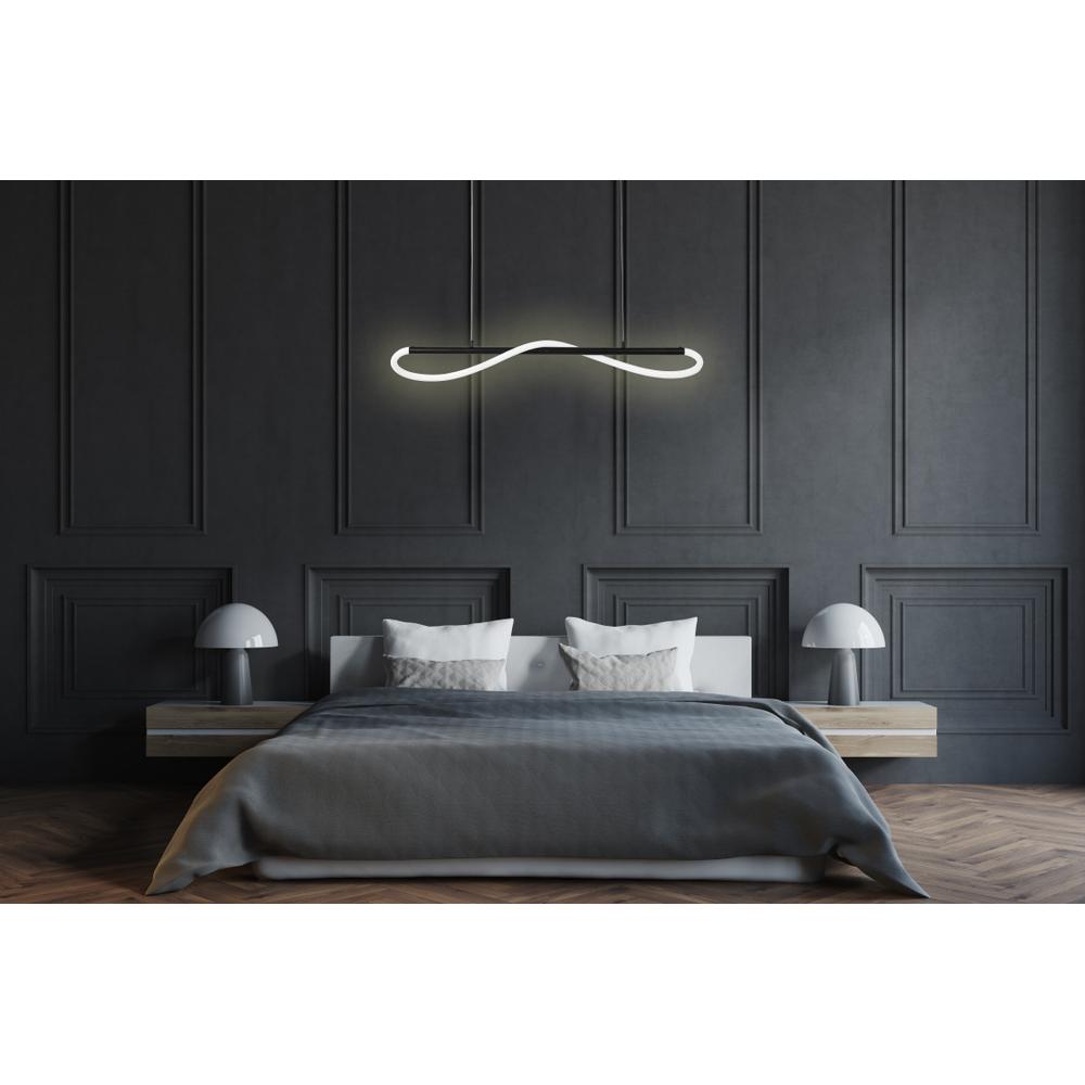Lampe LED APP853-CP LONG BLACK