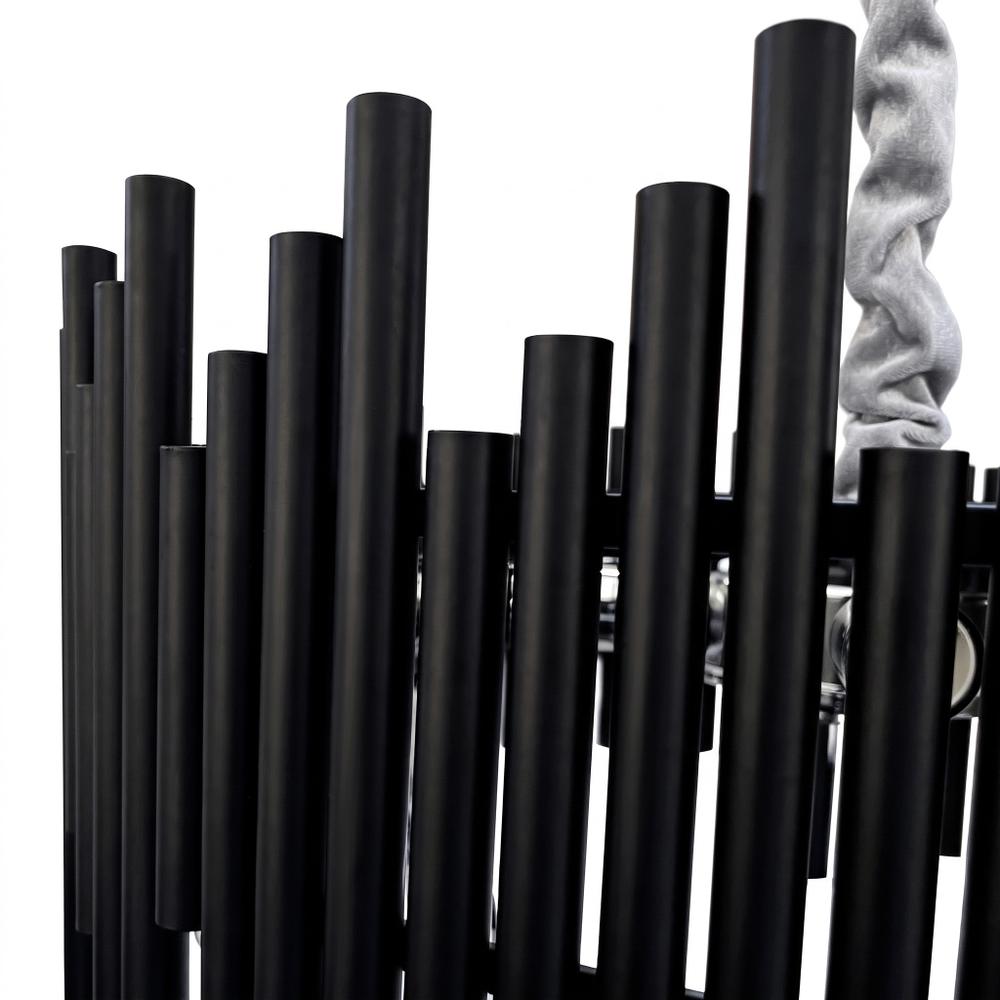 Lampa Wisząca z Kryształami G063-CP 50cm Czarna