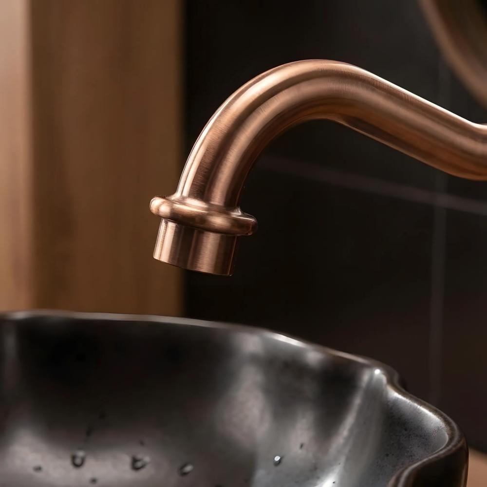 Bateria Umywalkowa REA Bona Miedź Szczotkowana Wysoka