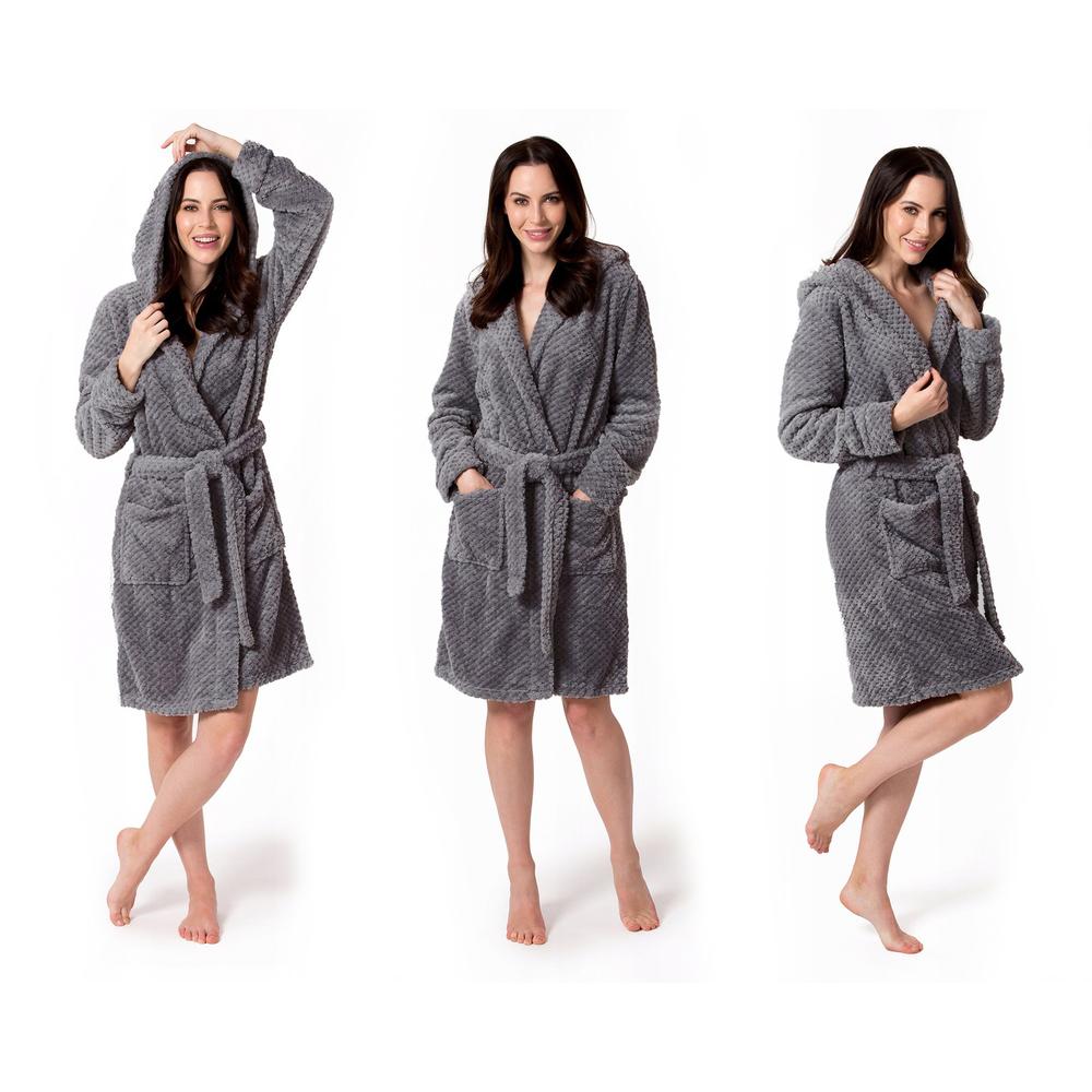Bathrobe Dressing-gown DIAMOND Grey S/M