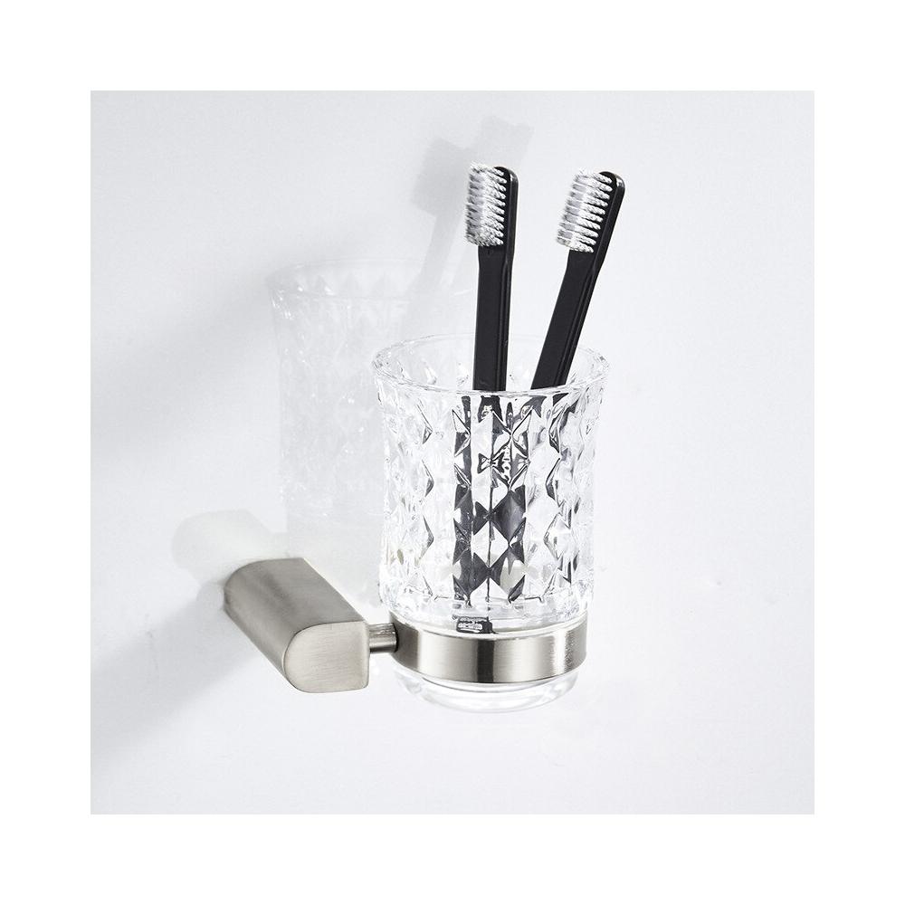 Harjattua nikkeliä riippuva kylpyhuonemuki 322224