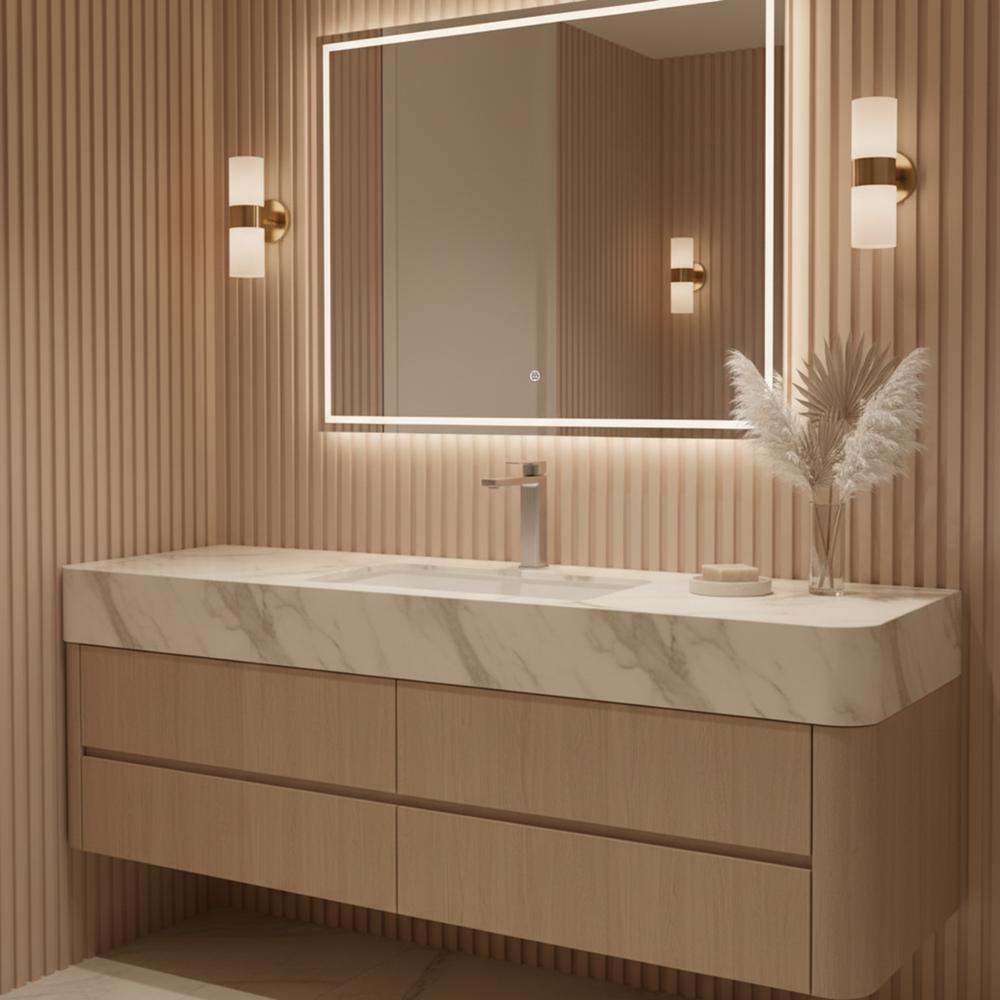 Maišytuvas vonios kambario Rea Arlo Brush Nickle