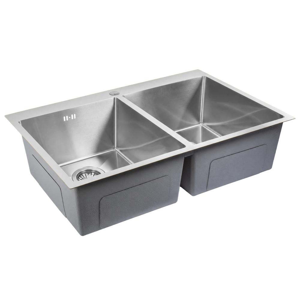 Νεροχύτης από μαύρο ατσάλι REA Joel BRUSH STEEL