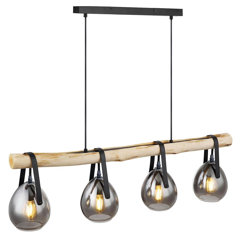Deckenlampe APP1775-4CP WOOD GREY