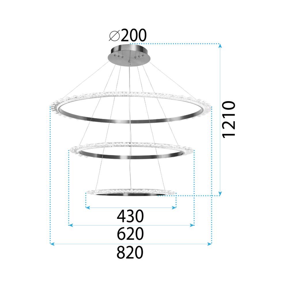 Deckenlampe APP1609-3C GOLD
