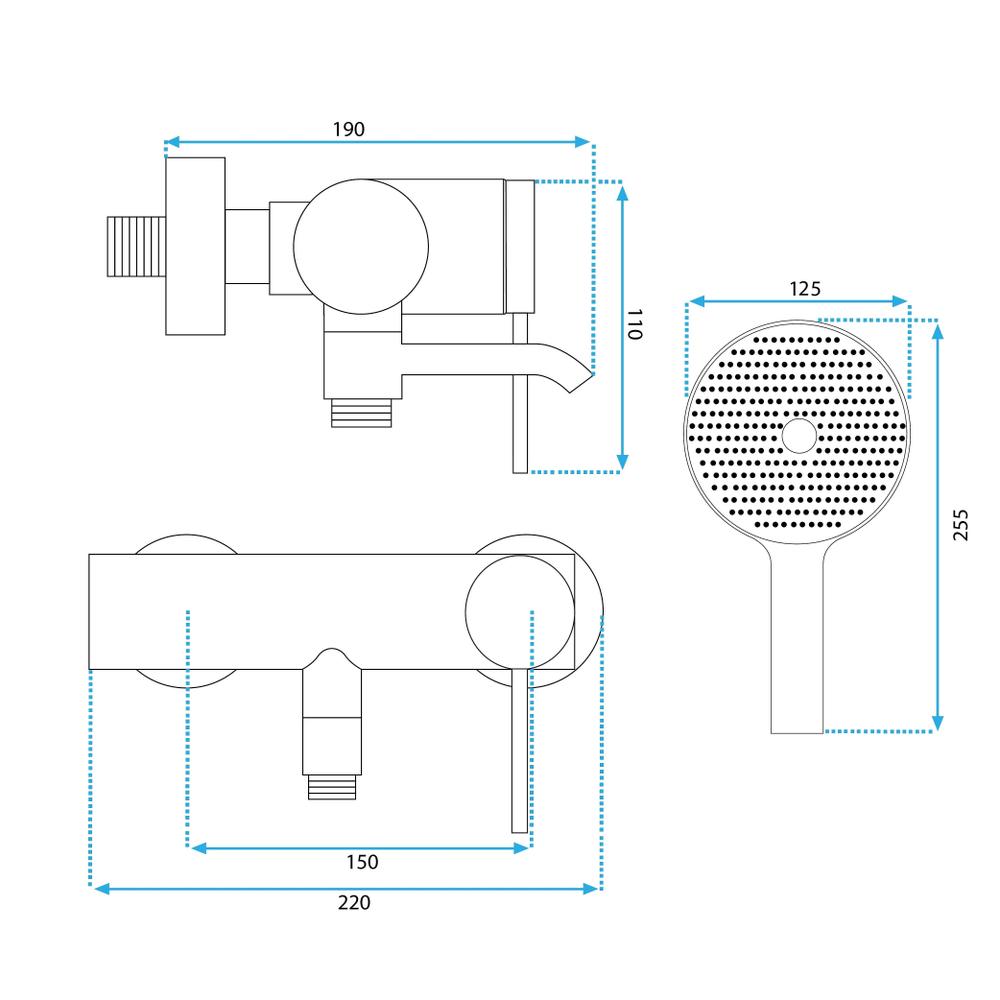 Baterie pentru cadă REA Clif Titan