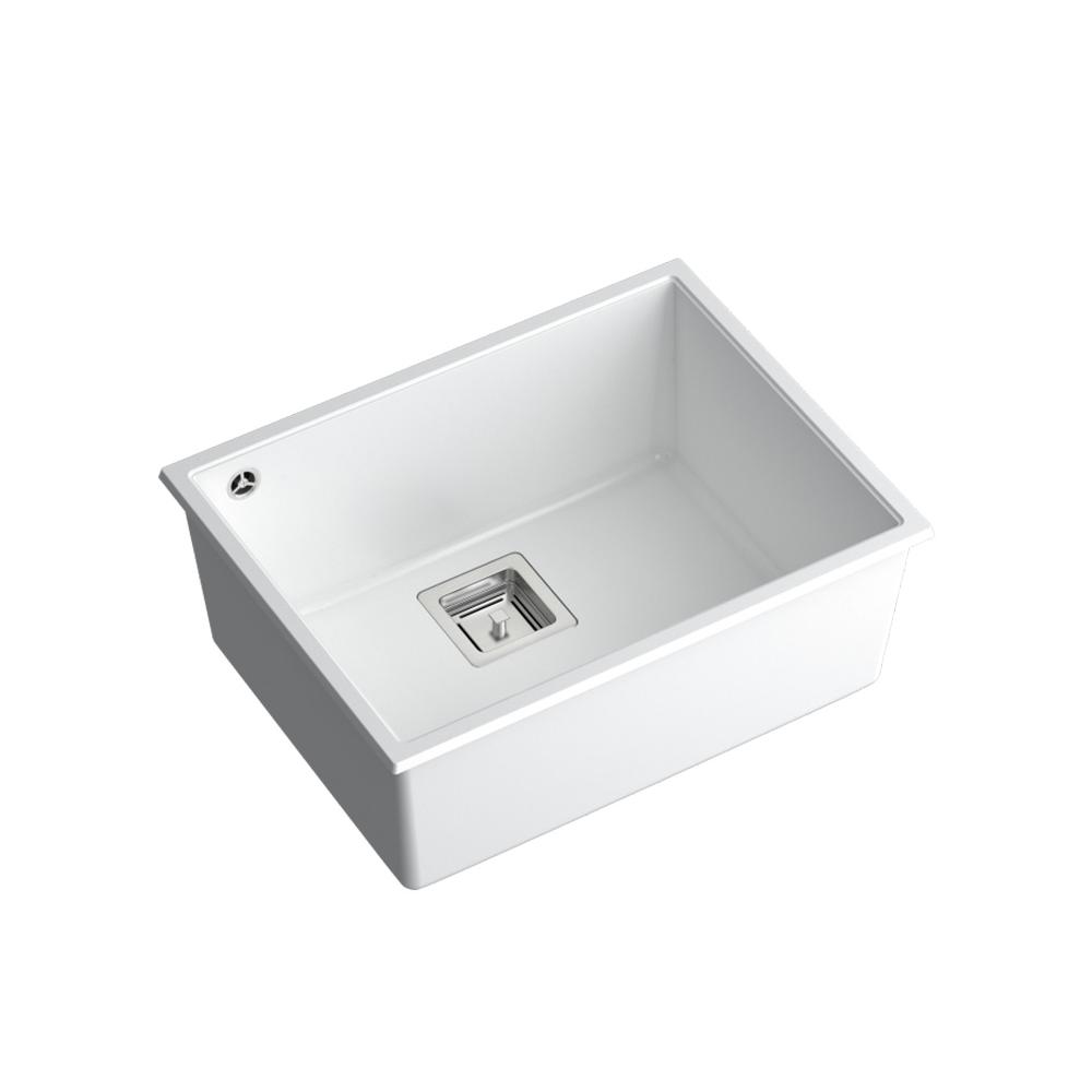 гранитная мойка DAVID 50 White