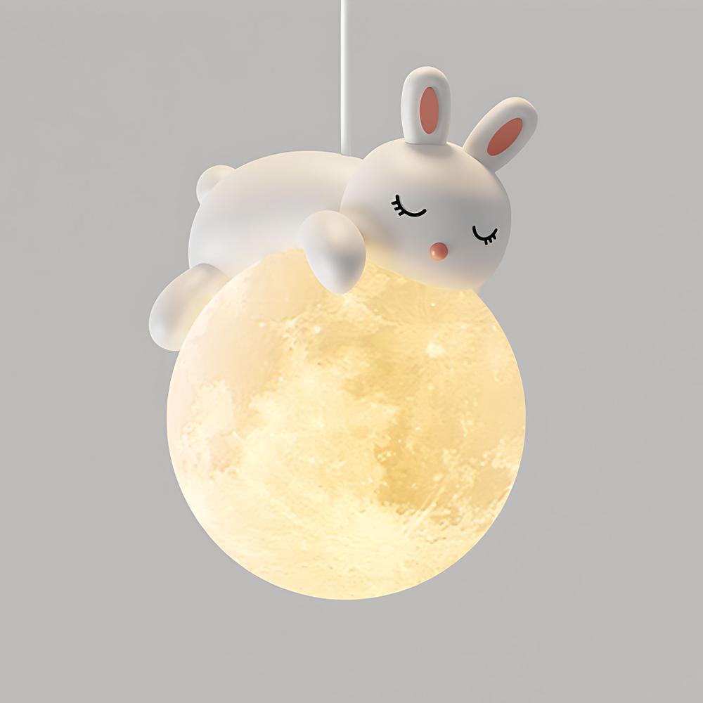 LAMPA ŚCIENNA KINKIET ŚPIĄCY KRÓLICZEK G165-1W