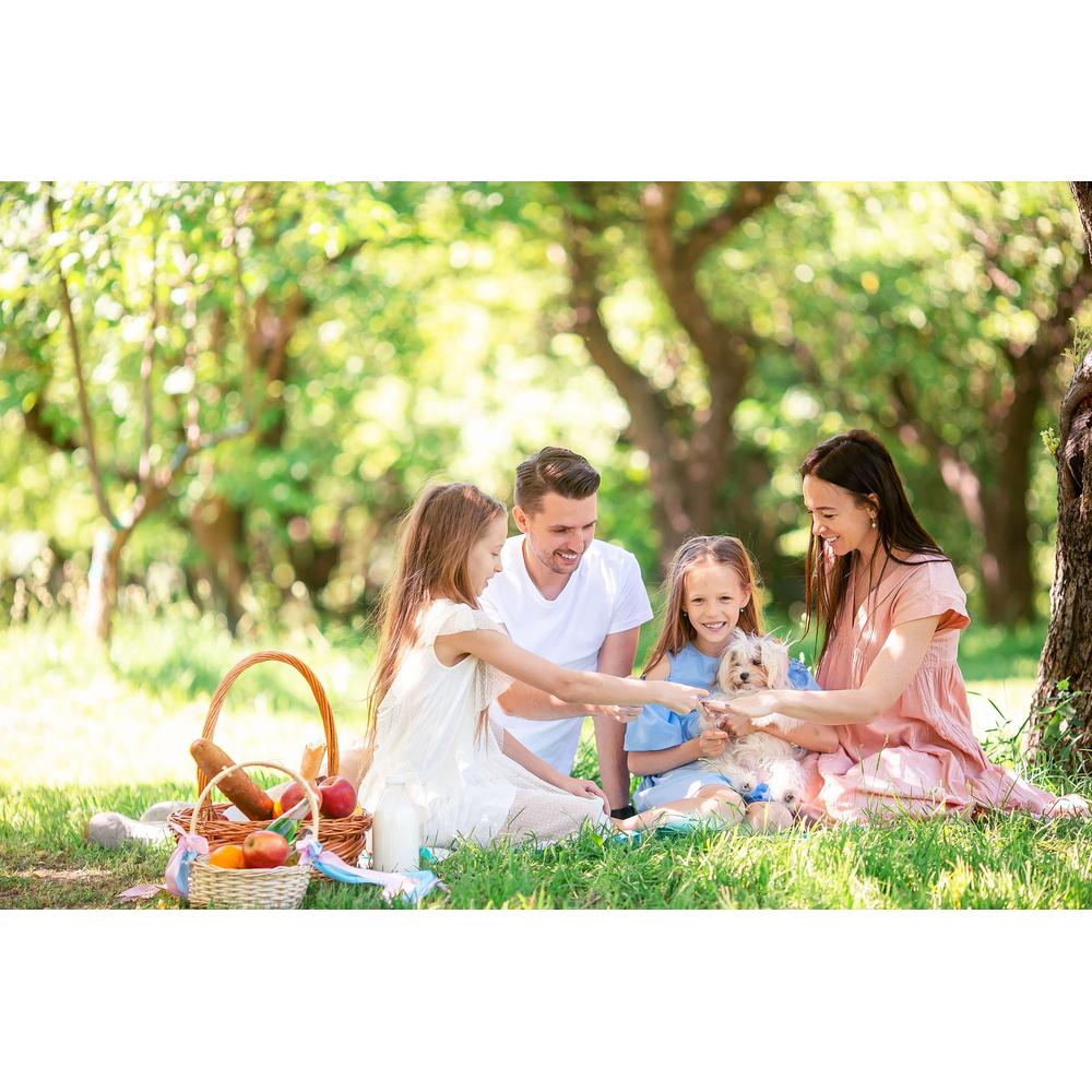 Koc Piknikowy Kratka Szary