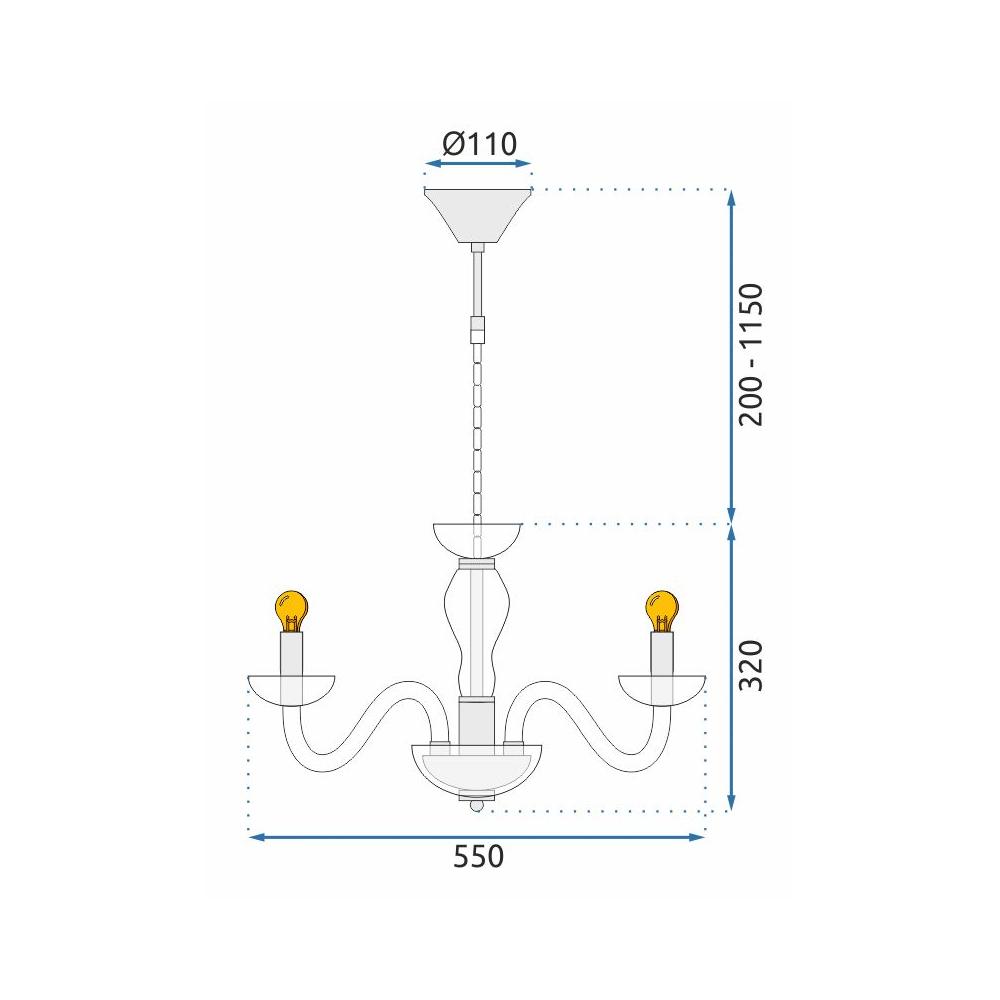 Hängelampe APP1081-6CP