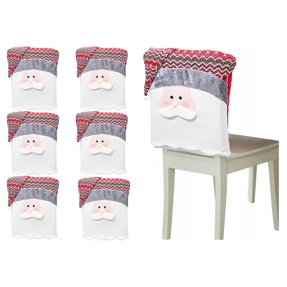 Pokrowiec na krzesło świąteczny YX22020 6 szt