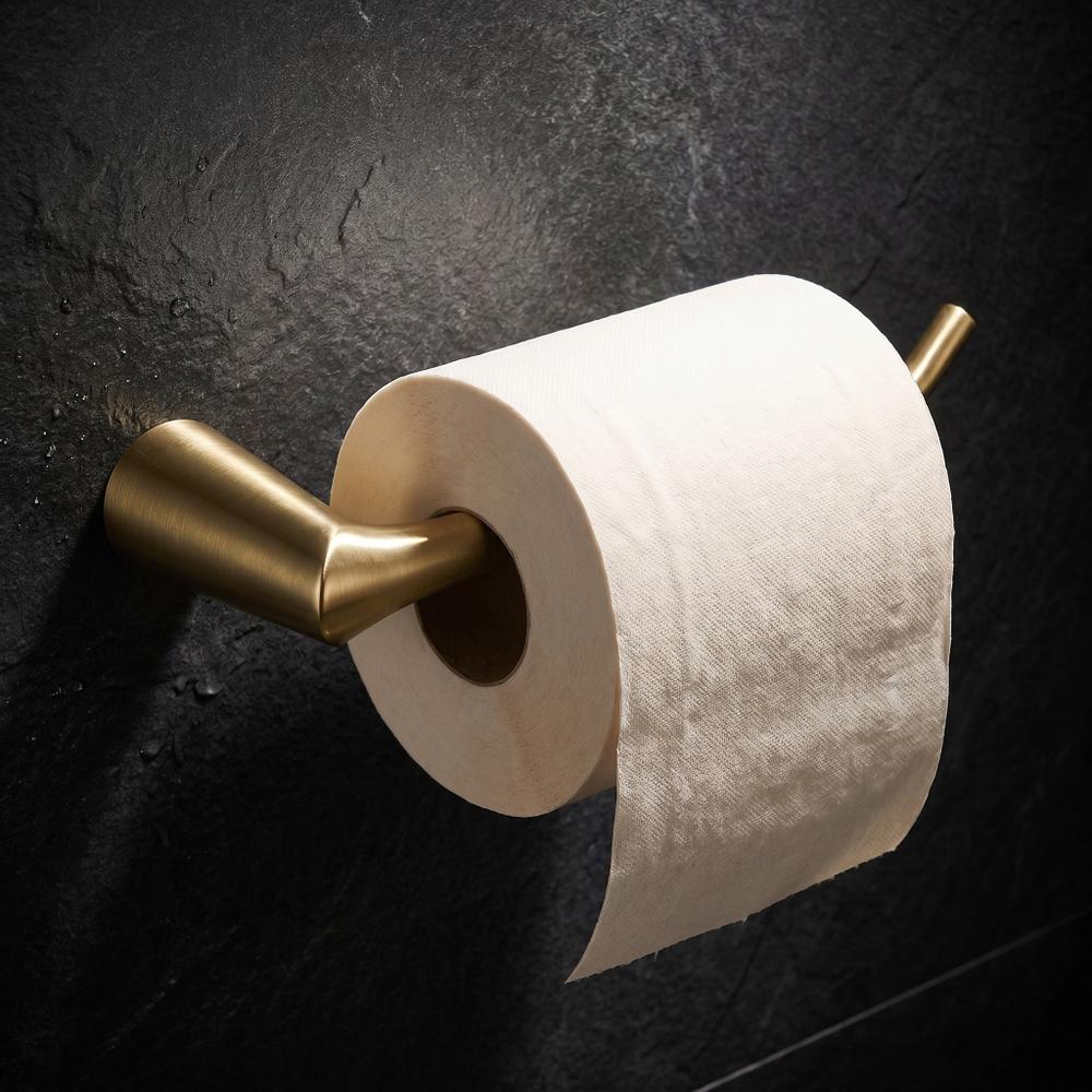 Uchwyt na papier toaletowy 16205 VIBE Złoty Szczotkowany
