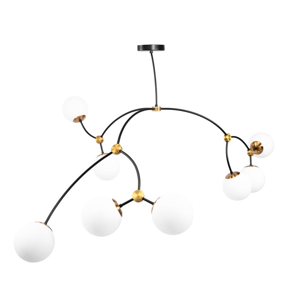 Deckenleuchte BLACK MAT APP1673-8CP