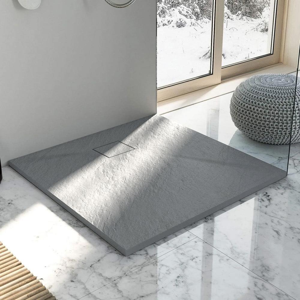 Duschtasse Magnum Grey 90x90