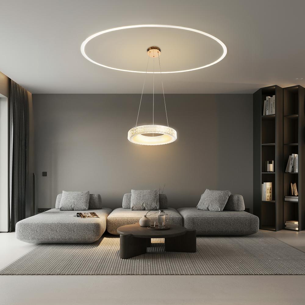 Lampe LED MS001-CP ROSE GOLD 40cm