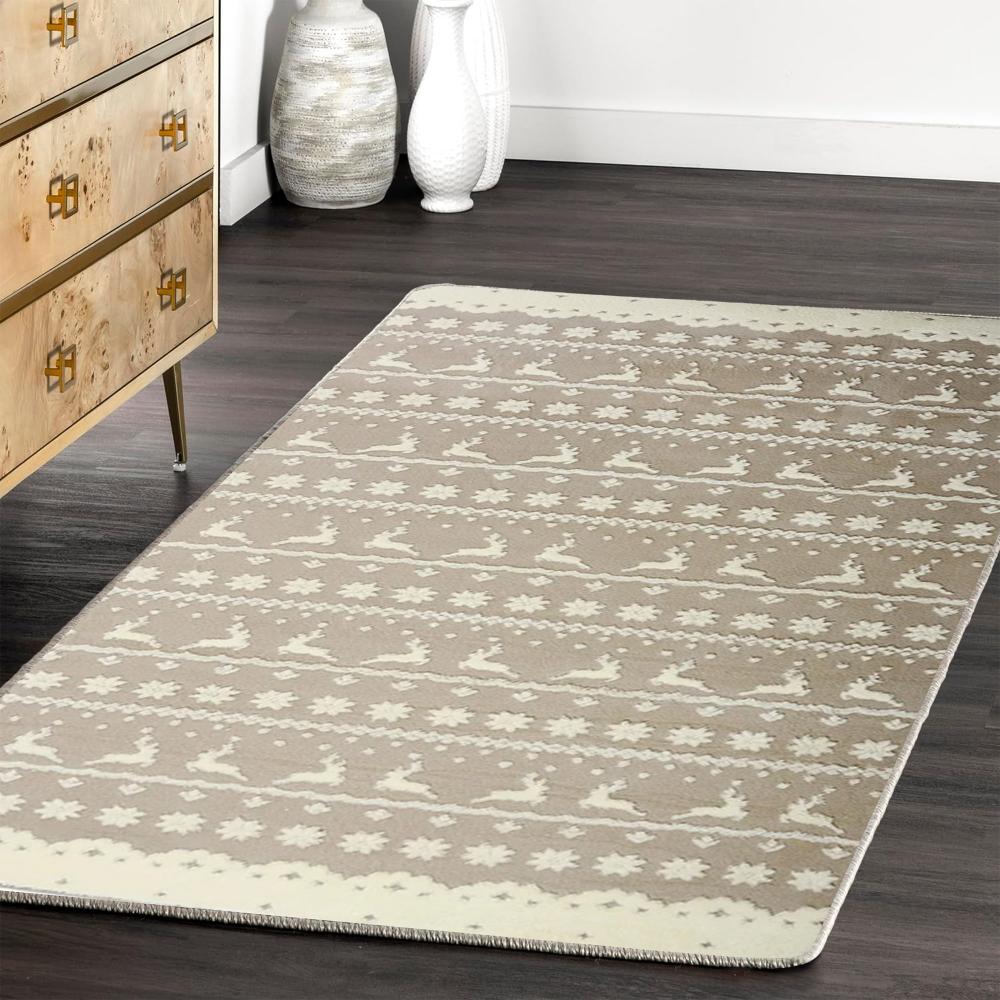 Dywan pluszowy Clover Bergen Beige
