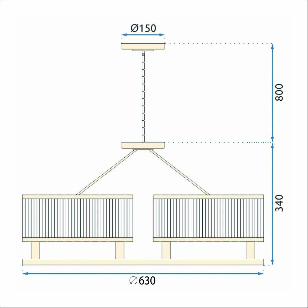 Lampa Wisząca z Kryształami APP789-6C