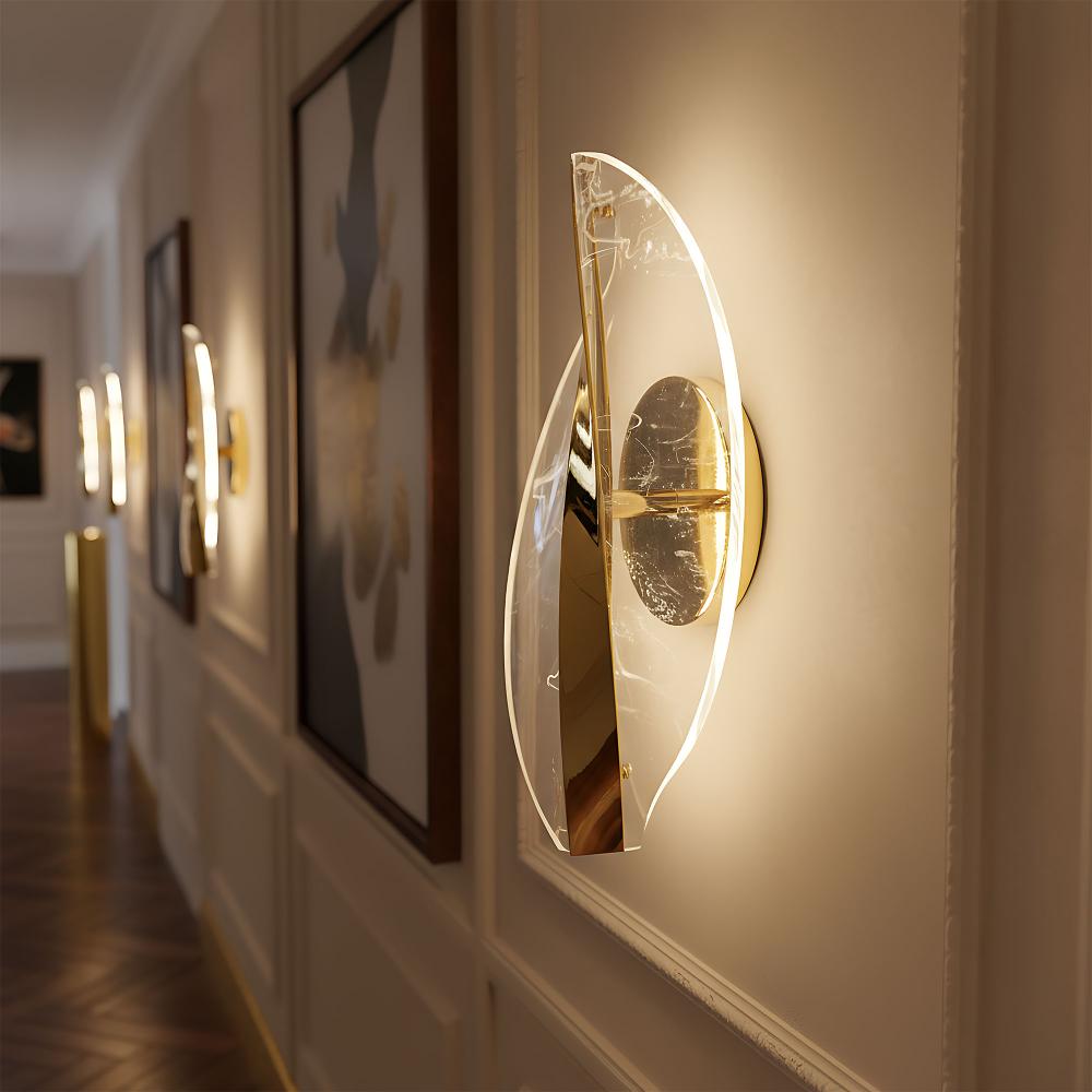 Wandlampe LED G128-W Gold