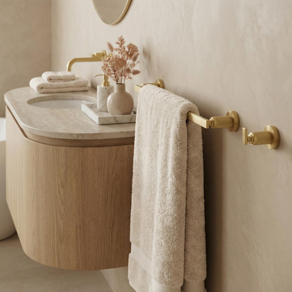 Bathroom hanger 81301 Rivo Brush Gold