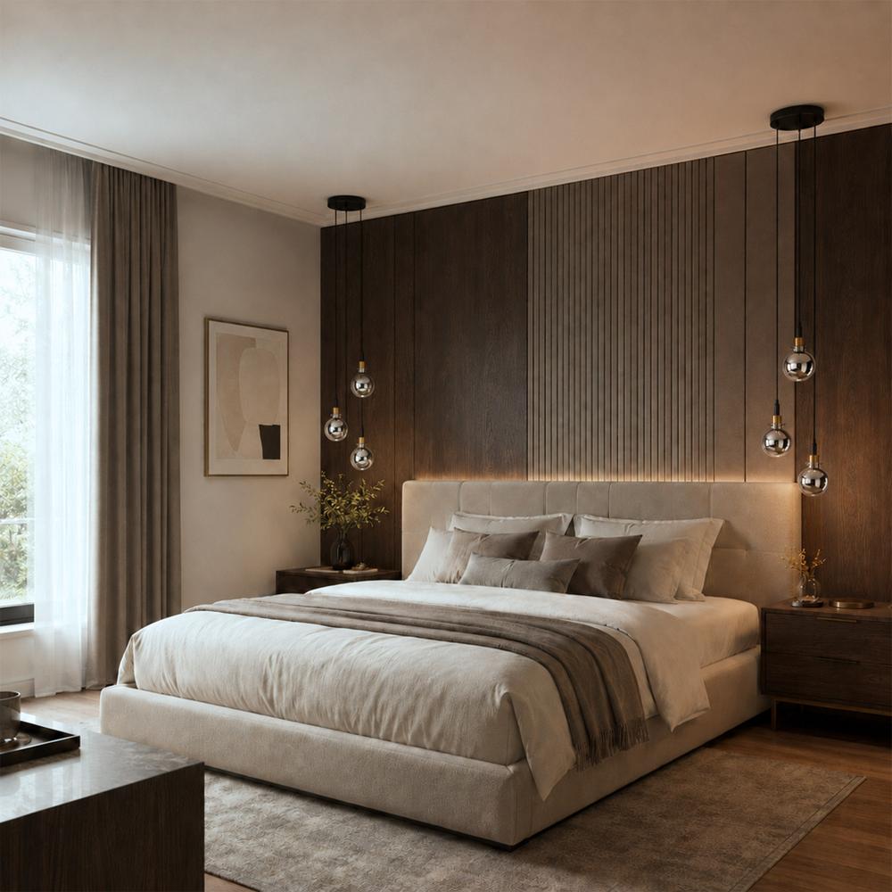 Lampa Wisząca APP1125-3CP Black Gold