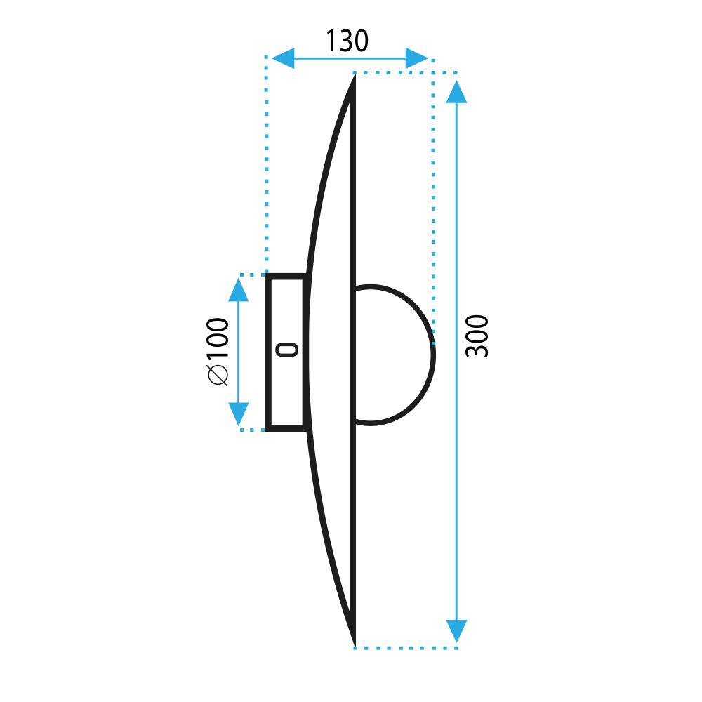 Wandlampe APP1420-W BLACK ROSE GOLD