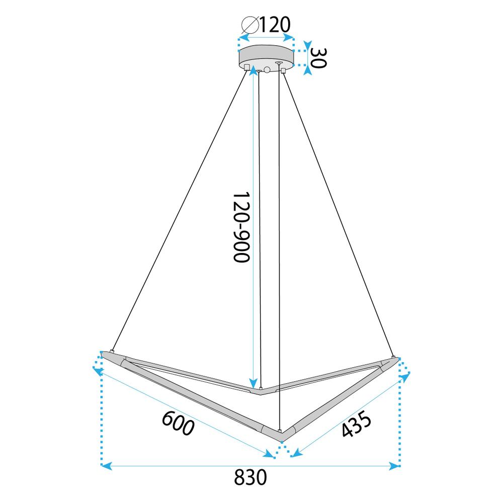Lamp LED APP1776-CP Brush Gold