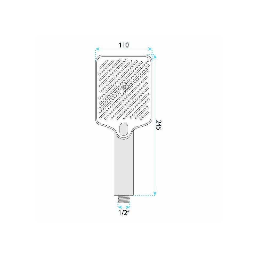SLUŠALICE TUŠ REA JS-031 BRUSH COPPER