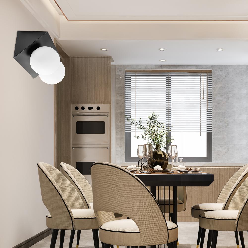 Wandlampe APP1230-2W Black