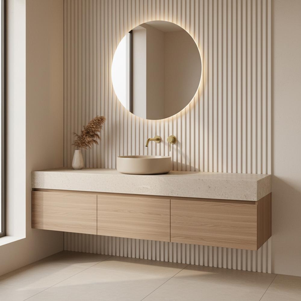 Falra szerelhető csaptelep Rea Clif Brush Gold