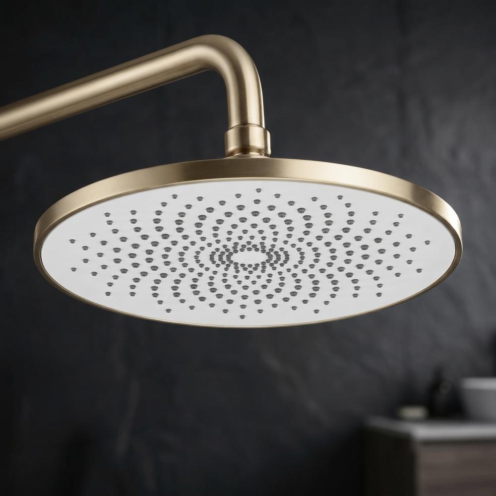 Zestaw natryskowy Rea Rivo Złoto Szczotkowane