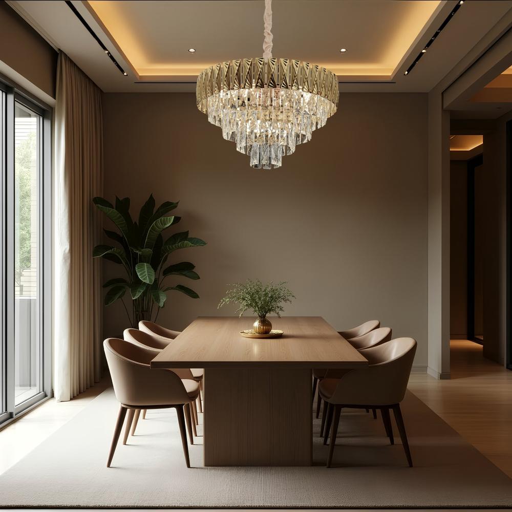 Lampa Wisząca z Kryształami G059-CP