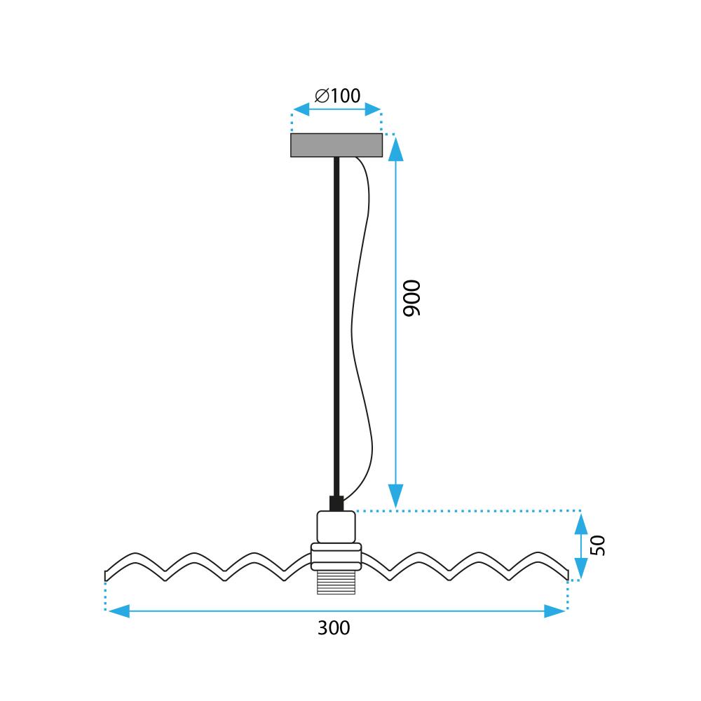 Deckenlampe APP1453-1CP Gold