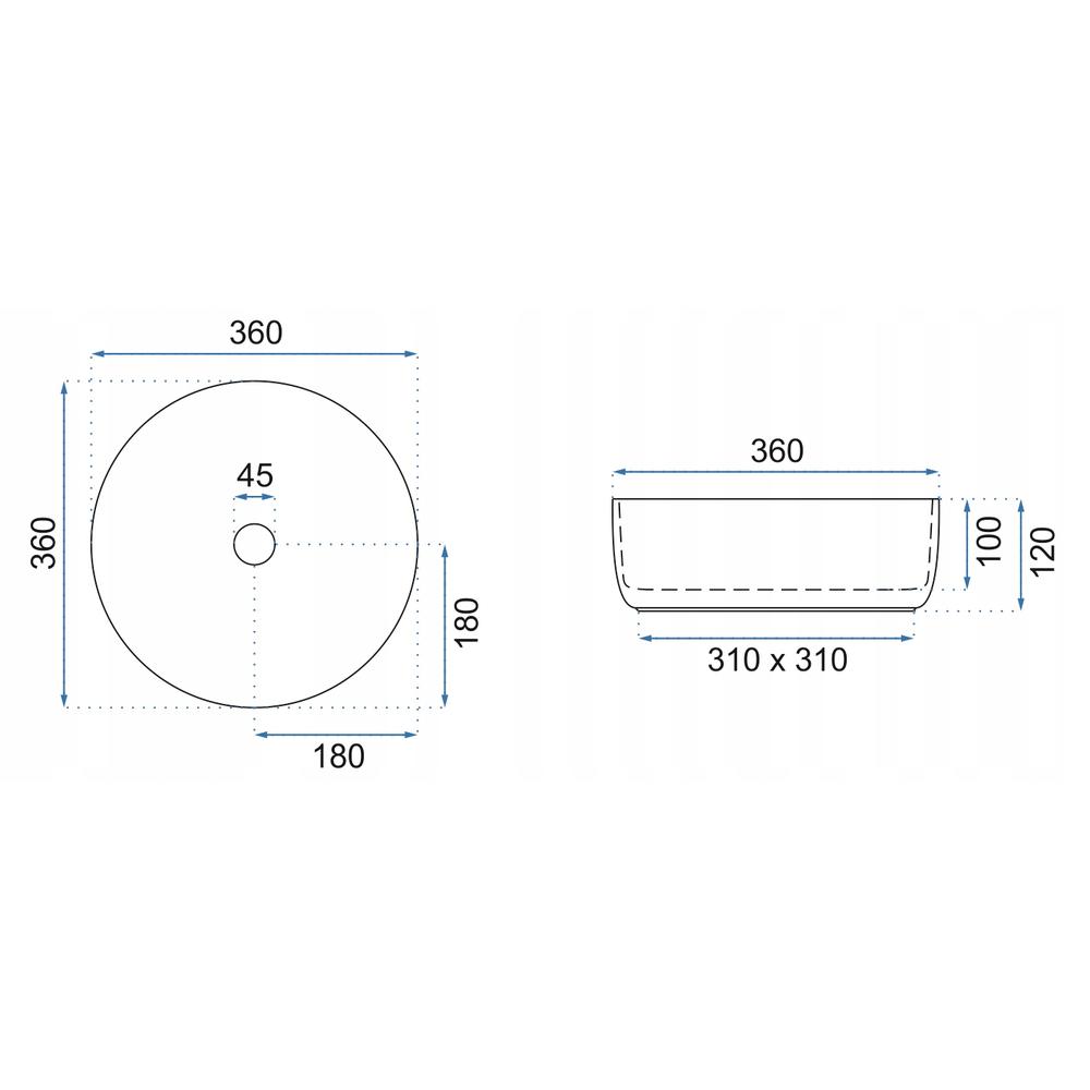 Kraanikaussi keraamika SAMI GOLD/WHITE