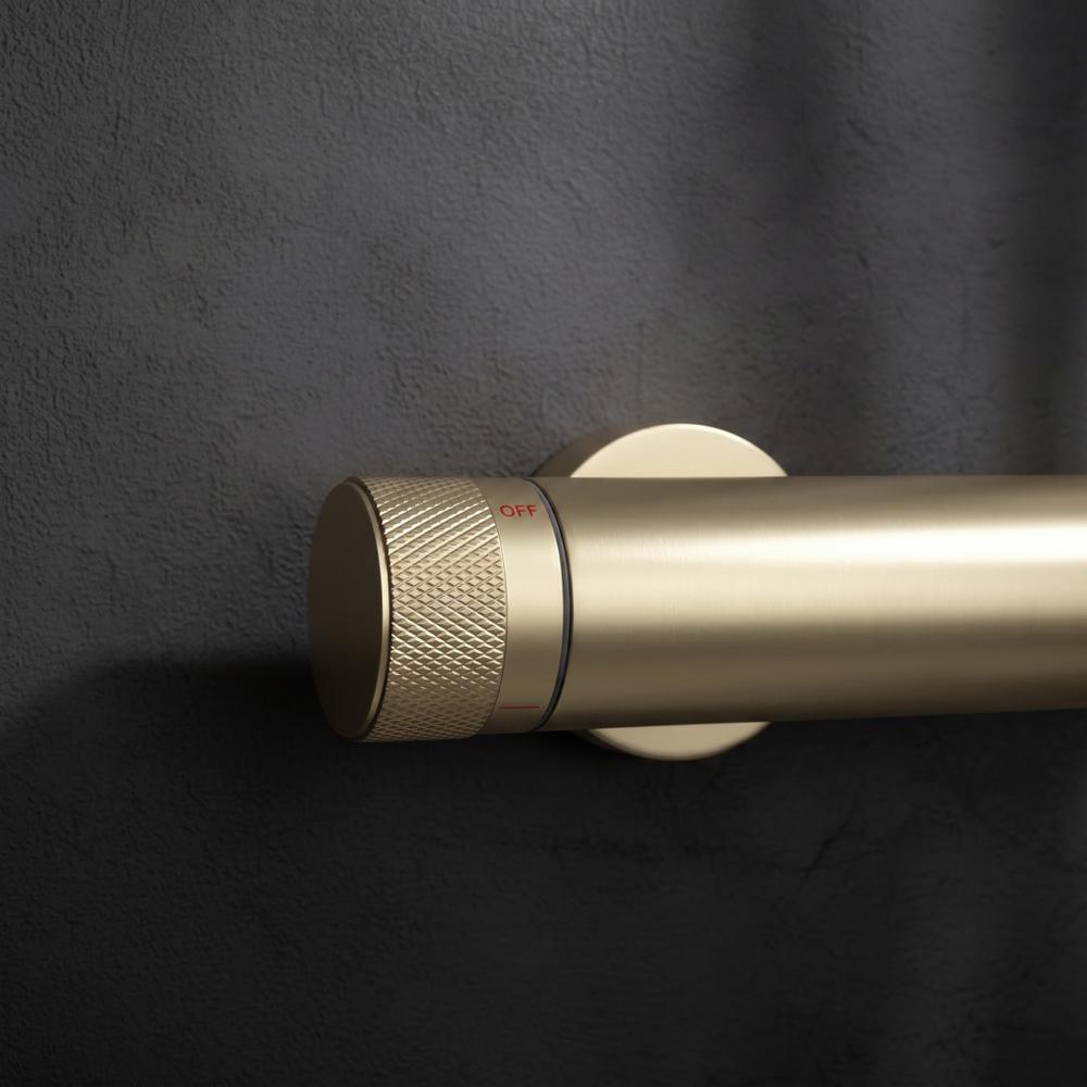 Zestaw natryskowy Rea Rivo Złoto Szczotkowane